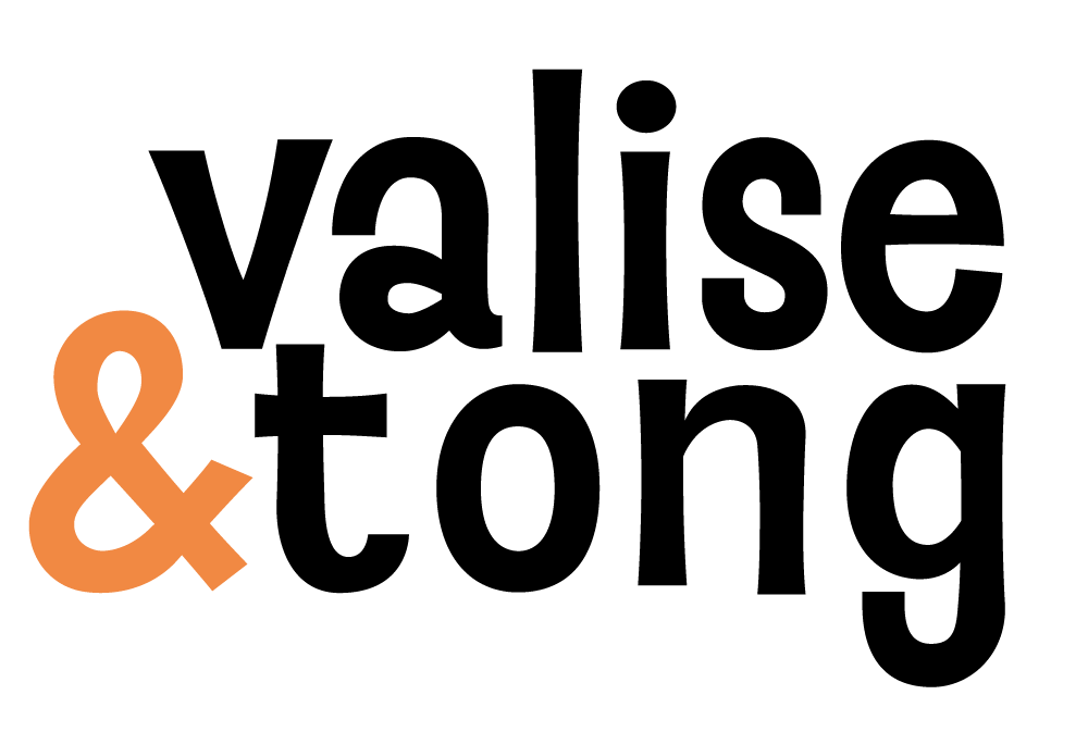 Logo Valise & Tong noir et orange