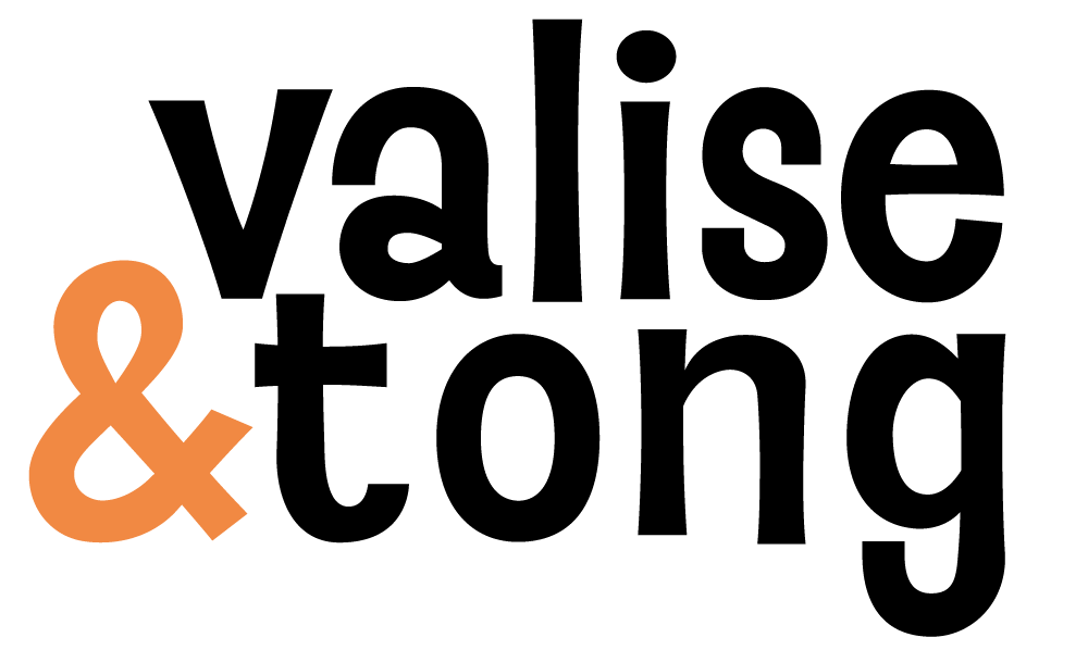 Logo Valise & Tong noir et orange