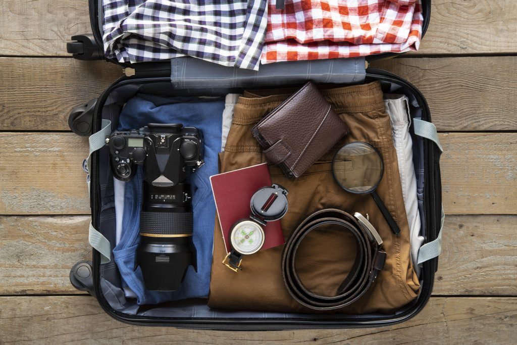 Valise prête pour partir en voyage