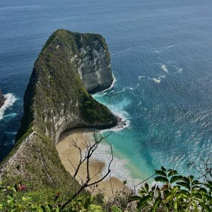 Voyage à Bali, photo prise à kelingking beach